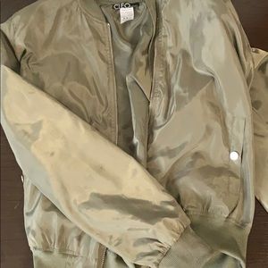 Green Bomber Jacket